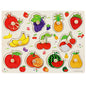 Mushroom Puzzle Board for Kids - Montessori Wooden Toy