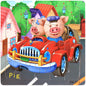 20-Piece Montessori 3D Cartoon Animal Car Puzzle