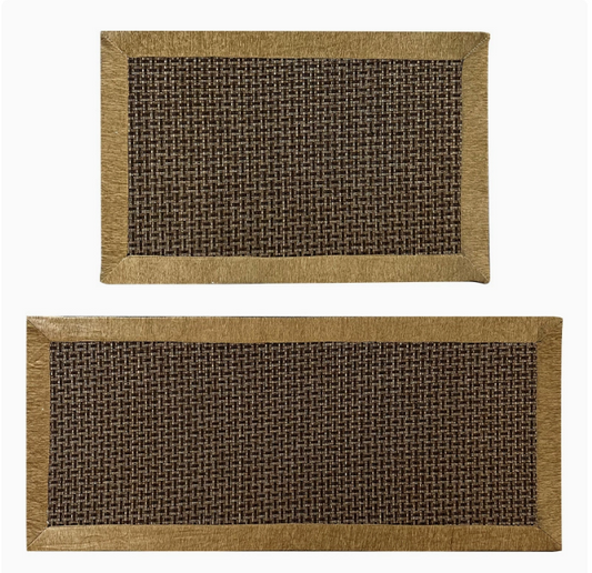 2-Pack Durable Kitchen Floor Mats, Non-Slip & Waterproof
