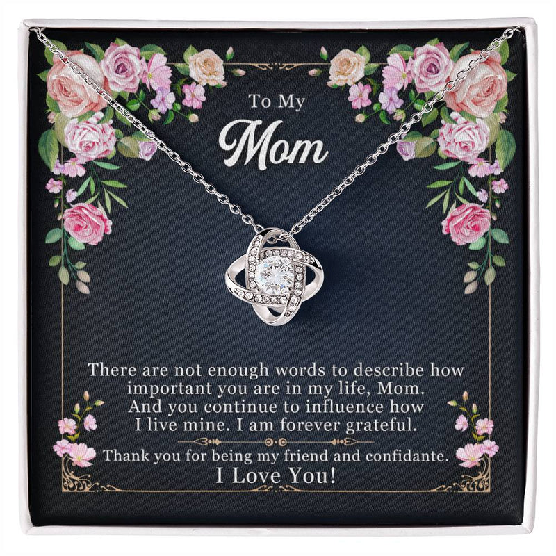 Forever Grateful - Love Knot Necklace - Baker's General Store