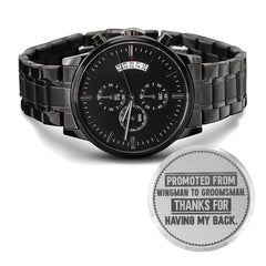 Groomsman Promoted From Wingman to Groomsman – Men's Watch - Baker's General Store