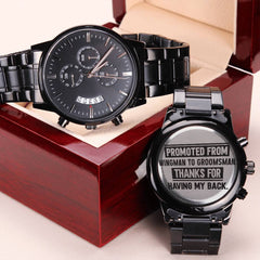 Groomsman Promoted From Wingman to Groomsman – Men's Watch - Baker's General Store