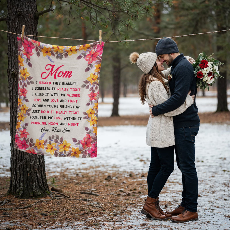 Mom You Will My Love In It – Coral Fleece Blanket - Baker's General Store