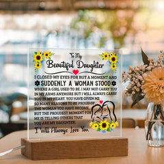 To My Daughter – Acrylic Square - Baker's General Store