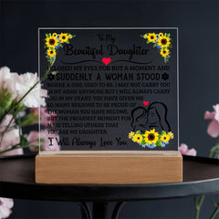 To My Daughter – Acrylic Square - Baker's General Store