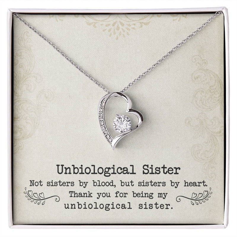 Unbiological Sister - Forever Love Necklace - Baker's General Store